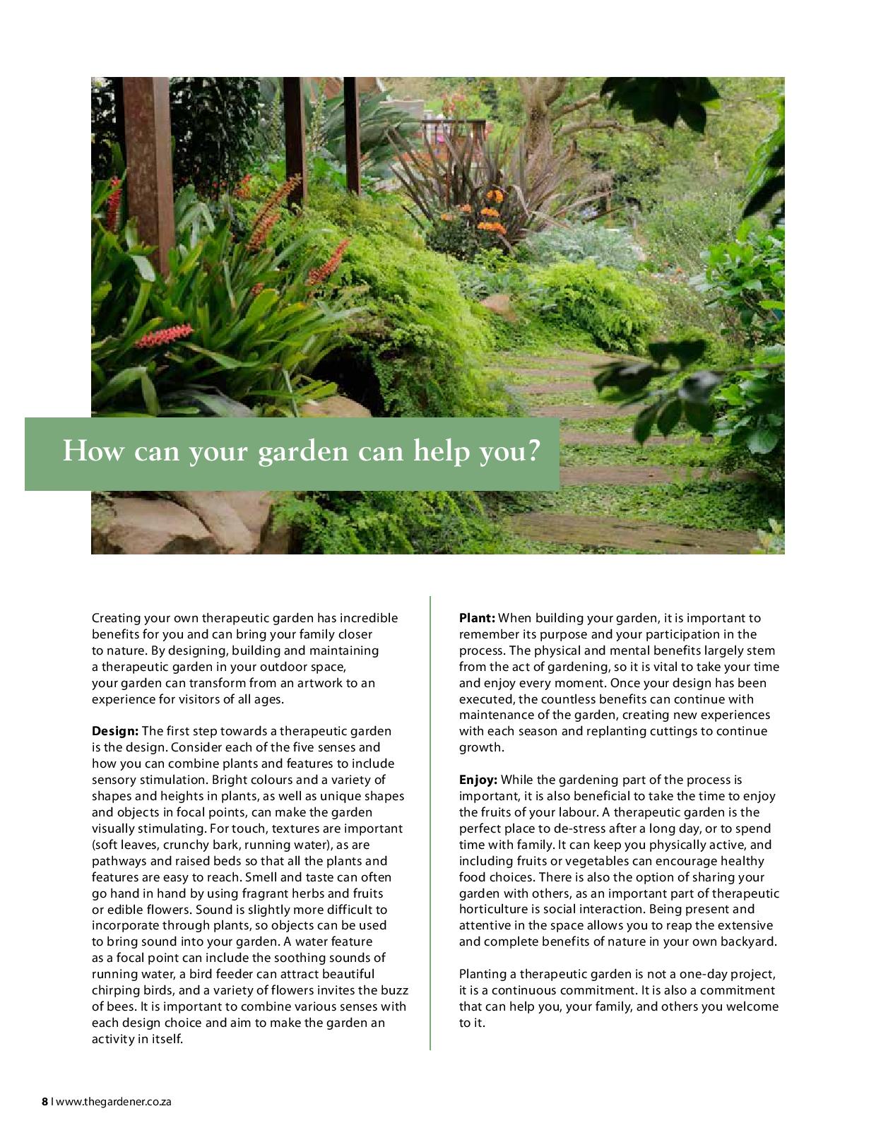 Therapeutic Horticulture Gardening For Good Health Madison Moulton Therapeutic Horticulture Gardening For Good Health Madison Moulton